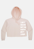 Bougie cropped hoodie
