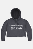 SELFish cropped hoodie