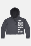 Bougie cropped hoodie