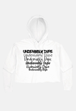 Undeniable cropped hoodie