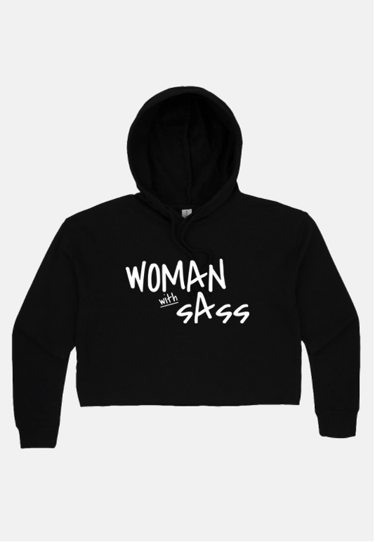 Sassy Woman cropped hoodie